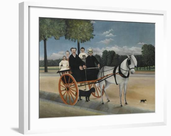 Old Junier's Cart-Henri Rousseau-Framed Giclee Print