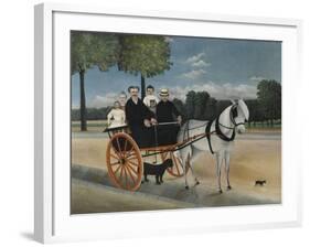 Old Junier's Cart-Henri Rousseau-Framed Giclee Print