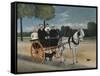 Old Junier's Cart-Henri Rousseau-Framed Stretched Canvas