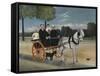 Old Junier's Cart-Henri Rousseau-Framed Stretched Canvas