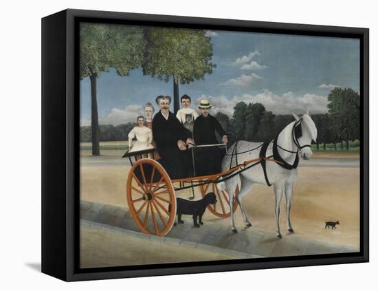 Old Junier's Cart-Henri Rousseau-Framed Stretched Canvas