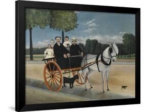 Old Junier's Cart-Henri Rousseau-Framed Giclee Print