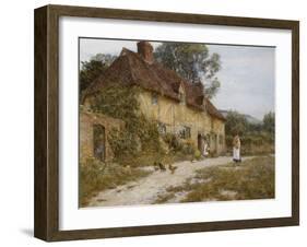 Old Kentish Cottage-Helen Allingham-Framed Giclee Print