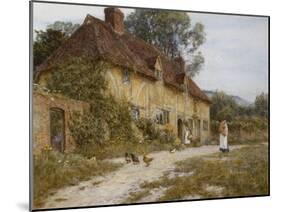 Old Kentish Cottage-Helen Allingham-Mounted Giclee Print