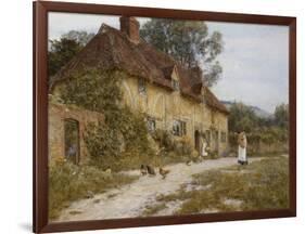 Old Kentish Cottage-Helen Allingham-Framed Giclee Print