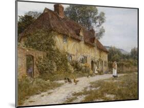 Old Kentish Cottage-Helen Allingham-Mounted Giclee Print