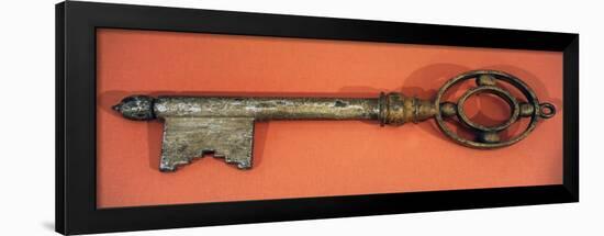 Old Key. Museum of History and Navigation. Riga. Latvia.-null-Framed Giclee Print