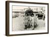 Old Lady Tourists at Beach-null-Framed Premium Giclee Print