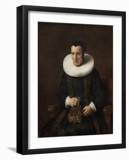 Old Lady with a Book, 1647-Rembrandt van Rijn-Framed Giclee Print