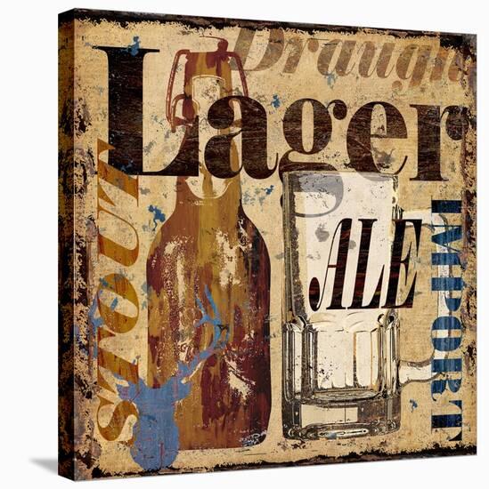 Old Lager-Karen Williams-Stretched Canvas