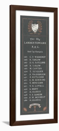 Old Lambertonians-The Vintage Collection-Framed Giclee Print