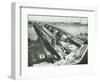 Old Lambeth Bridge with Temporary Footbridge Alongside, London, before 1932-null-Framed Photographic Print