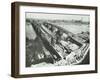 Old Lambeth Bridge with Temporary Footbridge Alongside, London, before 1932-null-Framed Premium Photographic Print