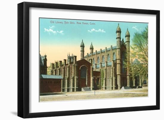 Old Library, Yale, New Haven, Connecticut-null-Framed Art Print