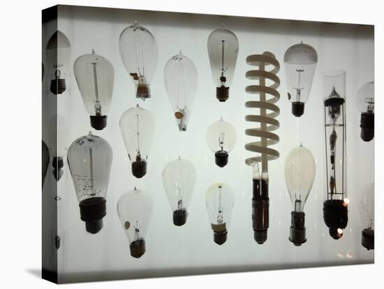 Old Light Bulbs, Dibner Hall, History of Science, Huntington Library, Pasadena, California, Usa-Bruce Yuanyue Bi-Stretched Canvas