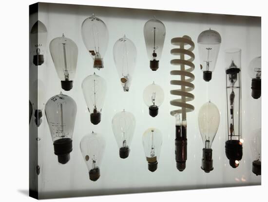 Old Light Bulbs, Dibner Hall, History of Science, Huntington Library, Pasadena, California, Usa-Bruce Yuanyue Bi-Stretched Canvas