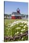 Old Lighthouse, on Lake Kalamazoo, Saugatuck, West Michigan, USA-Randa Bishop-Stretched Canvas