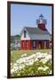 Old Lighthouse, on Lake Kalamazoo, Saugatuck, West Michigan, USA-Randa Bishop-Framed Photographic Print