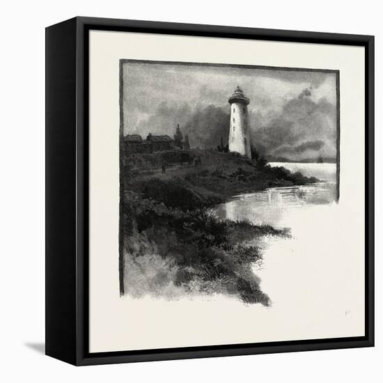 Old Lighthouse, Prescott, Canada, Nineteenth Century-null-Framed Stretched Canvas