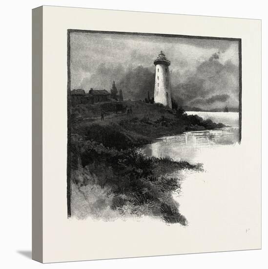 Old Lighthouse, Prescott, Canada, Nineteenth Century-null-Stretched Canvas