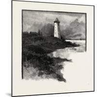 Old Lighthouse, Prescott, Canada, Nineteenth Century-null-Mounted Giclee Print