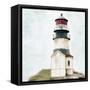 Old Lighthouse-Kimberly Allen-Framed Stretched Canvas