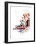 Old Line Gets Better All the Time Pin-Up 1951-Freeman Elliott-Framed Art Print