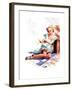 Old Line Gets Better All the Time Pin-Up 1951-Freeman Elliott-Framed Art Print