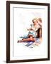 Old Line Gets Better All the Time Pin-Up 1951-Freeman Elliott-Framed Art Print