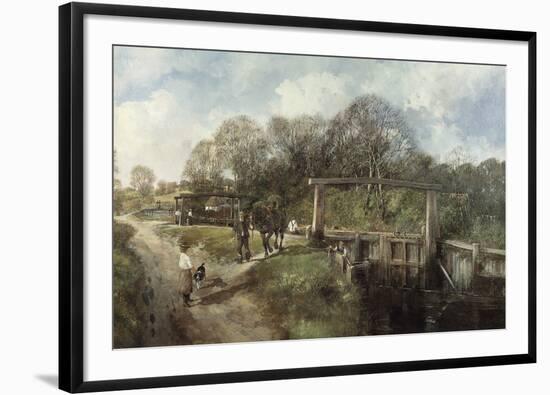 Old Lock, Flatford, Suffolk-Clive Madgwick-Framed Giclee Print