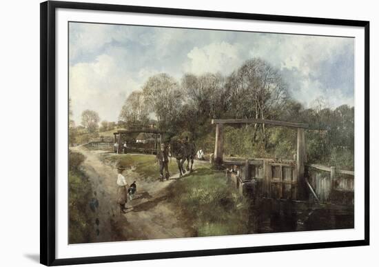 Old Lock, Flatford, Suffolk-Clive Madgwick-Framed Giclee Print