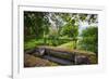 Old Lock on the Ninfa Creek-George Oze-Framed Photographic Print