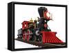 Old Locomotive Train-Nerthuz-Framed Stretched Canvas