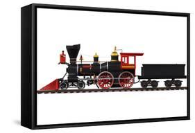 Old Locomotive Train-Nerthuz-Framed Stretched Canvas