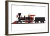 Old Locomotive Train-Nerthuz-Framed Art Print