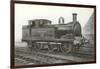 Old Locomotive-null-Framed Art Print