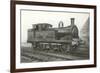 Old Locomotive-null-Framed Premium Giclee Print