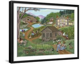 Old Log Church House-Carol Salas-Framed Giclee Print