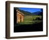 Old Log Homestead near Park City, Utah, USA-Howie Garber-Framed Photographic Print