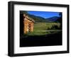 Old Log Homestead near Park City, Utah, USA-Howie Garber-Framed Photographic Print