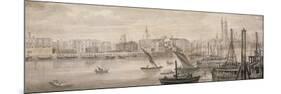 Old London Bridge, 1826-F Jackson-Mounted Premium Giclee Print