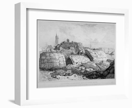 Old London Bridge, 1833-Edward William Cooke-Framed Giclee Print
