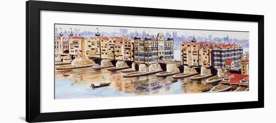 Old London Bridge-null-Framed Giclee Print