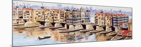 Old London Bridge-null-Mounted Giclee Print