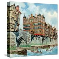 Old London Bridge-Peter Jackson-Stretched Canvas