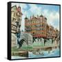 Old London Bridge-Peter Jackson-Framed Stretched Canvas