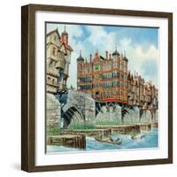 Old London Bridge-Peter Jackson-Framed Giclee Print