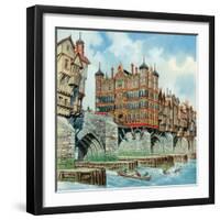 Old London Bridge-Peter Jackson-Framed Giclee Print