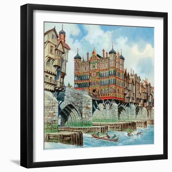 Old London Bridge-Peter Jackson-Framed Giclee Print