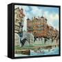 Old London Bridge-Peter Jackson-Framed Stretched Canvas